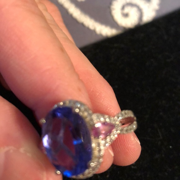 Sterling silver and gemstone ring - Picture 5 of 5